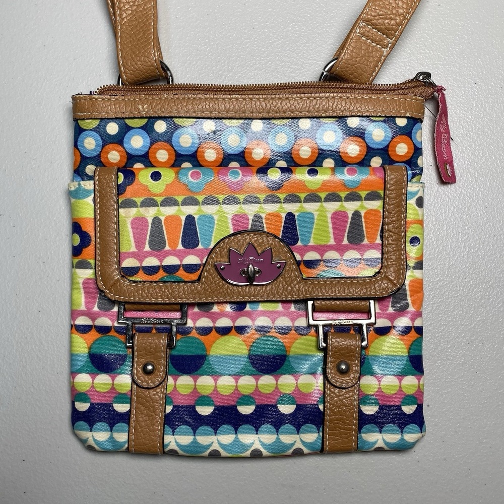 Lily Bloom Mini Crossbody Bag Geometric Resort Summer Eco